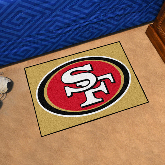 San Francisco 49ers Starter Mat Accent Rug - 19in. x 30in.