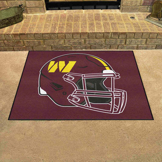 Washington Commanders All-Star Rug - 34 in. x 42.5 in., Helmet Logo