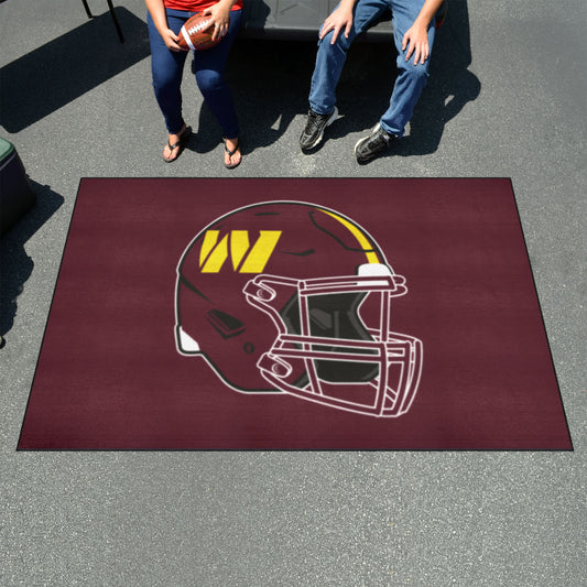 Washington Commanders Ulti-Mat Rug - 5ft. x 8ft., Helmet Logo