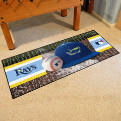 Tampa Bay Rays Baseball Runner Rug - 30in. x 72in.