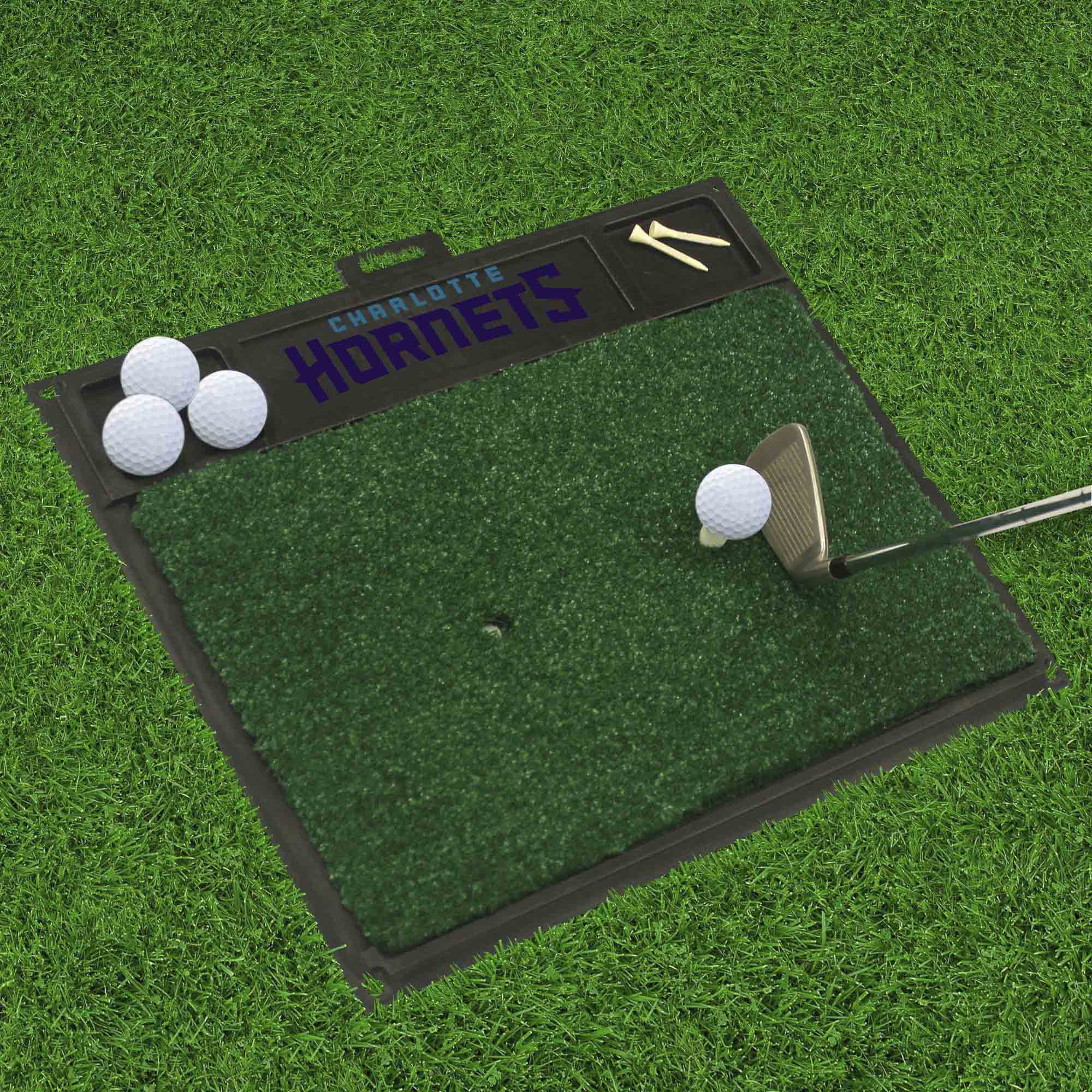 Charlotte Hornets Golf Hitting Mat