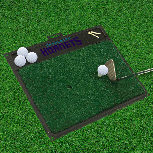 Charlotte Hornets Golf Hitting Mat