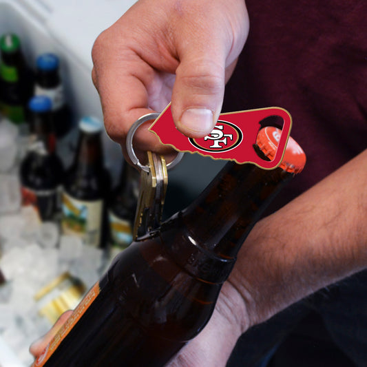 San Francisco 49ers Keychain Bottle Opener