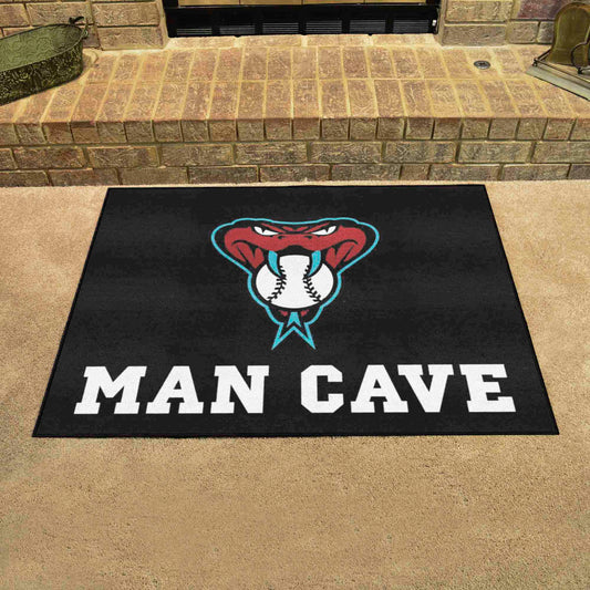 Arizona Diamondbacks Man Cave All-Star Rug - 34 in. x 42.5 in.