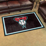 Arizona Diamondbacks 4ft. x 6ft. Plush Area Rug