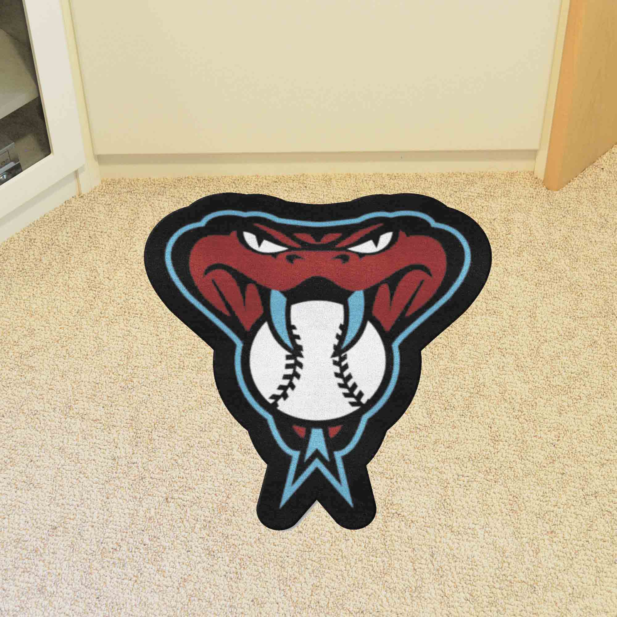 Arizona Diamondbacks Mascot Rug Diamondback Logo