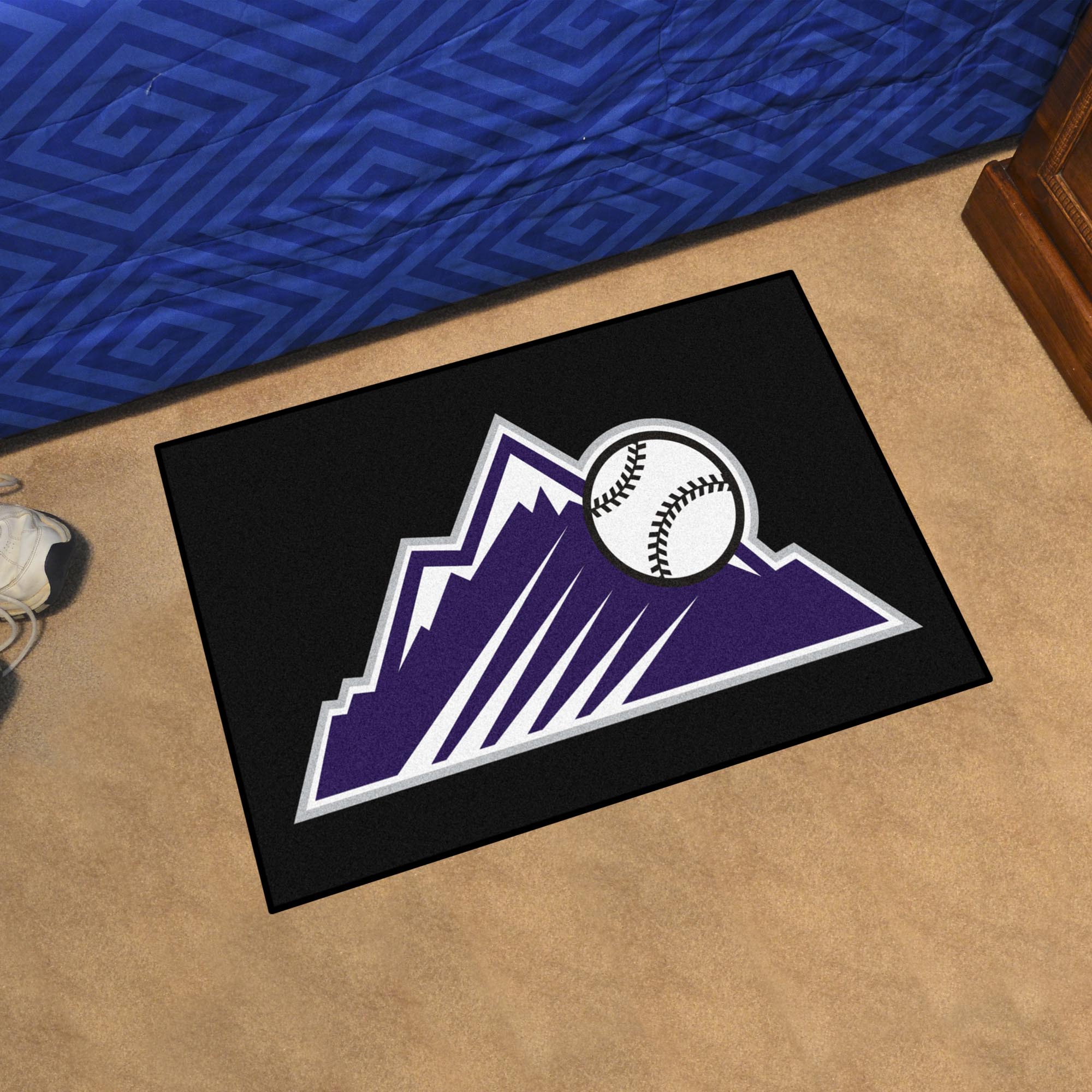 Colorado Rockies Starter Mat Accent Rug - 19in. x 30in. - Colorado Rockies