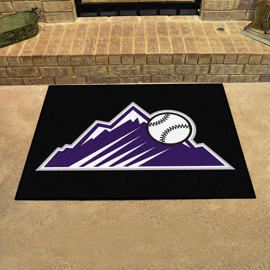 Colorado Rockies All-Star Rug - 34 in. x 42.5 in. - Colorado Rockies