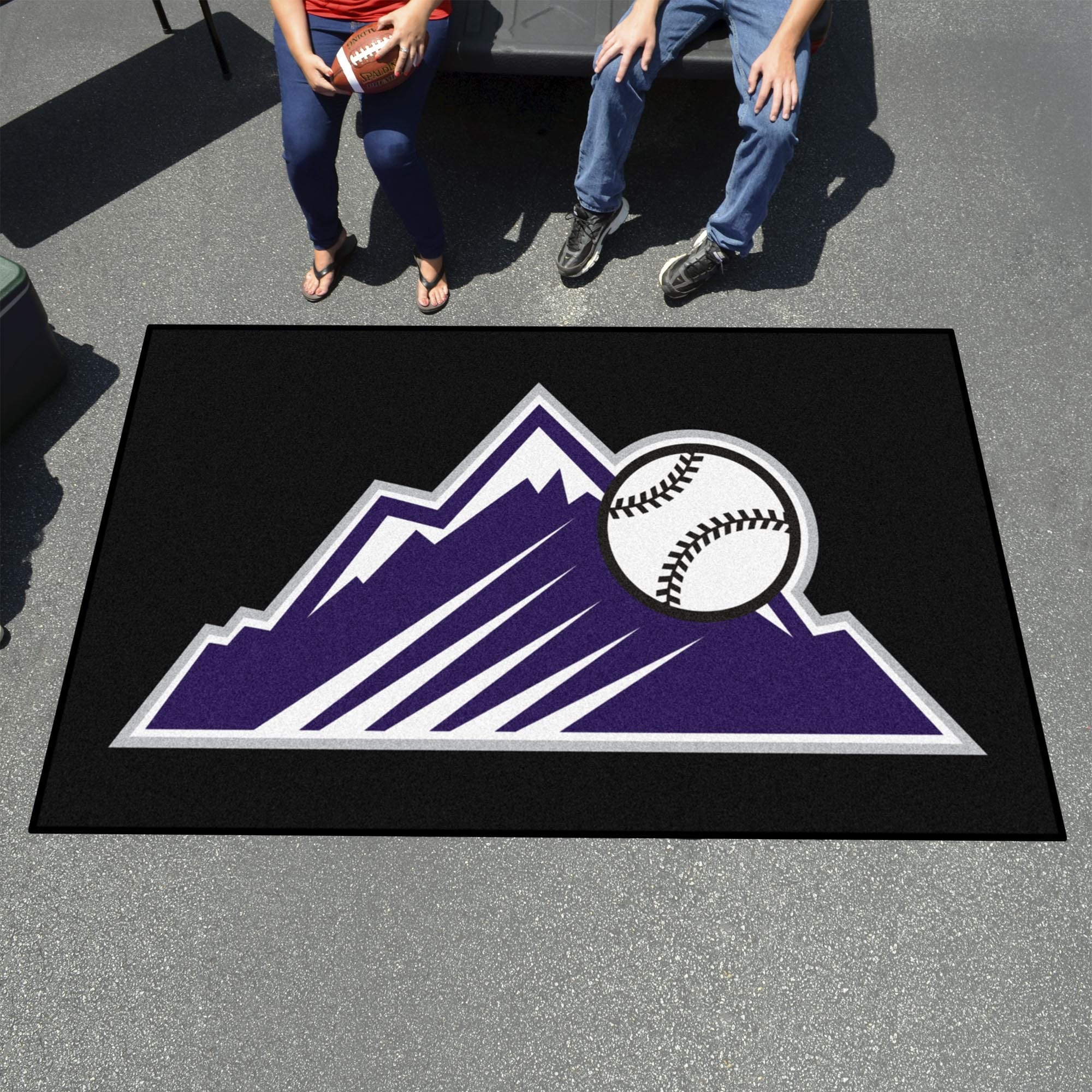 Colorado Rockies Ulti-Mat Rug - 5ft. x 8ft. - Colorado Rockies