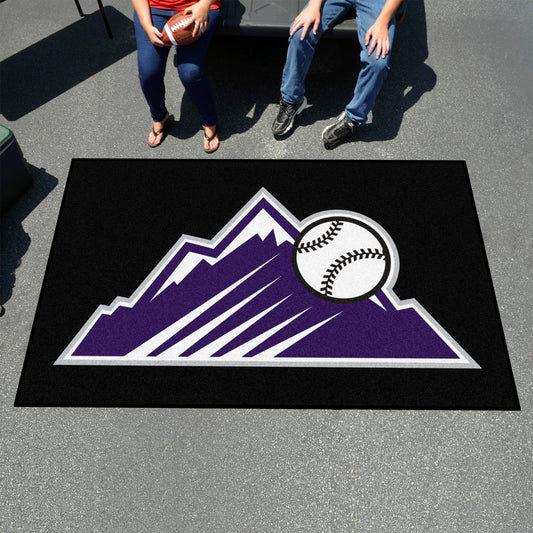 Colorado Rockies Ulti-Mat Rug - 5ft. x 8ft. - Colorado Rockies