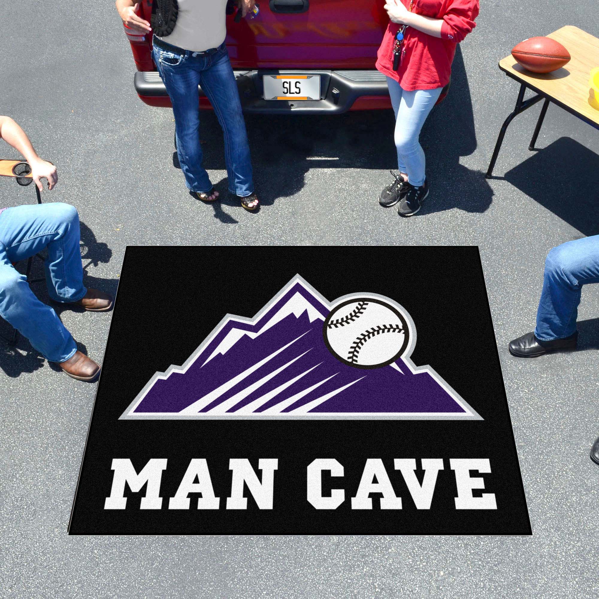 Colorado Rockies Man Cave Tailgater Rug - 5ft. x 6ft. - Colorado Rockies