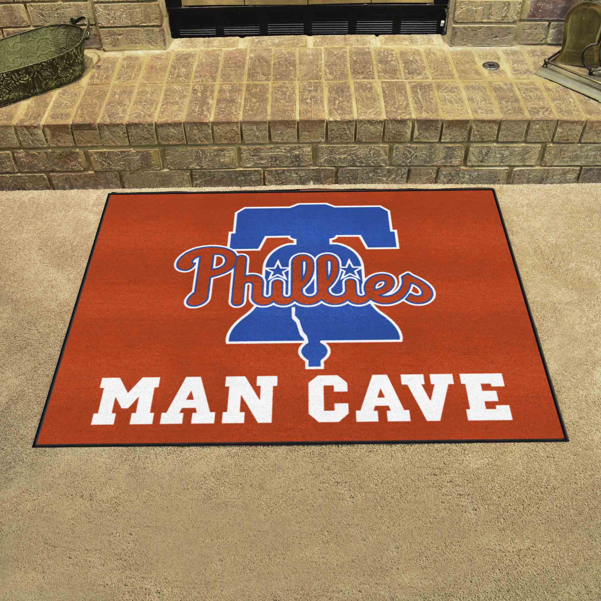 Philadelphia Phillies Man Cave All-Star Rug - 34 in. x 42.5 in.