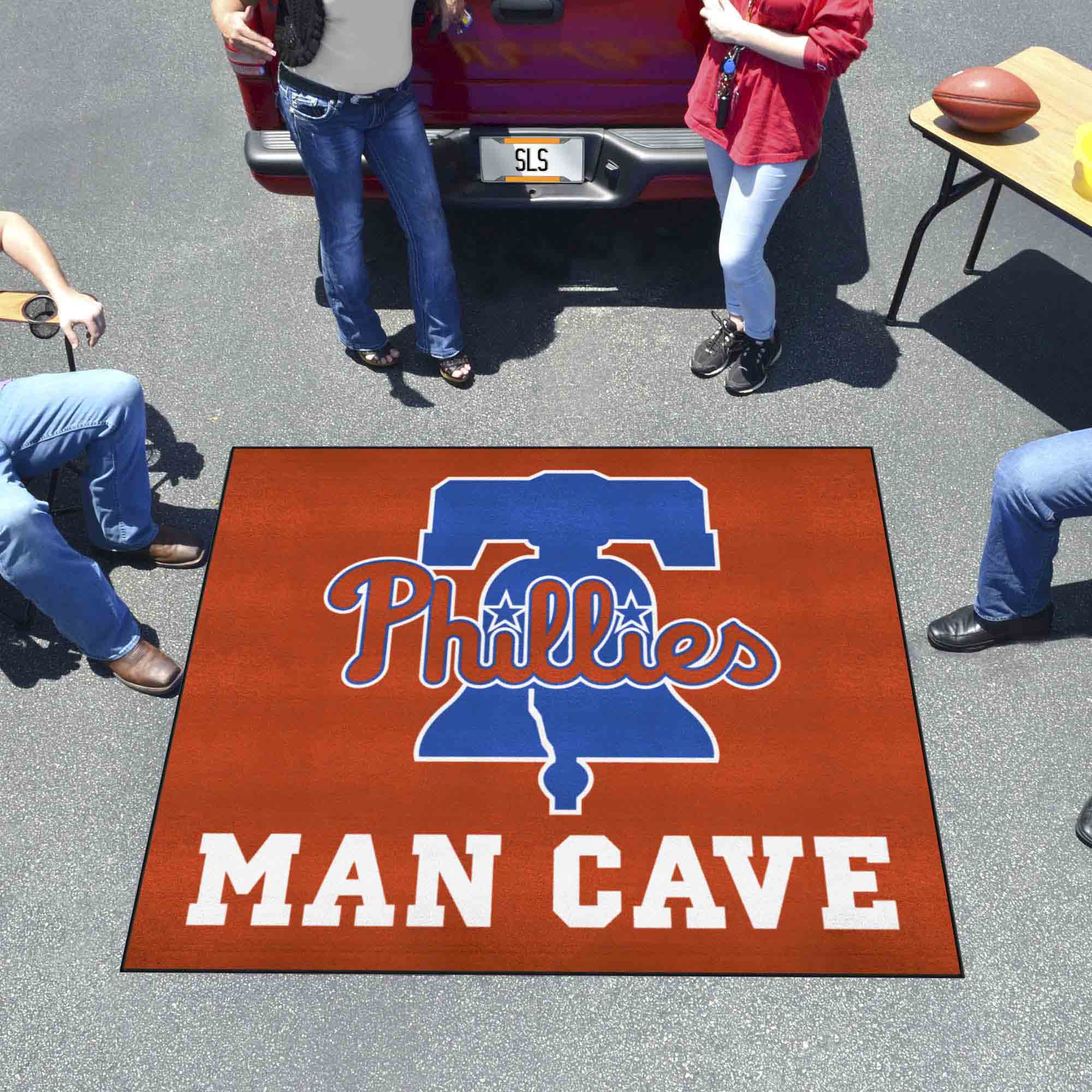 Philadelphia Phillies Man Cave Tailgater Rug - 5ft. x 6ft.