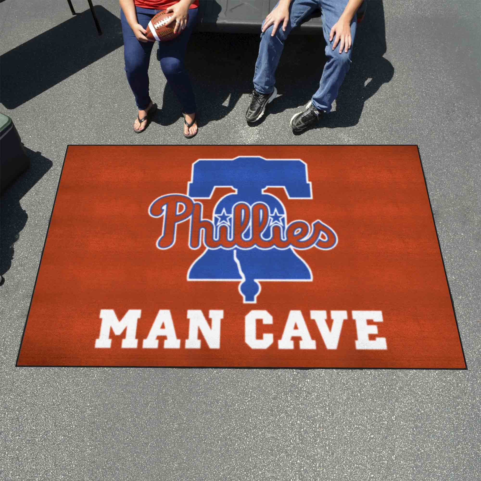 Philadelphia Phillies Man Cave Ulti-Mat Rug - 5ft. x 8ft.