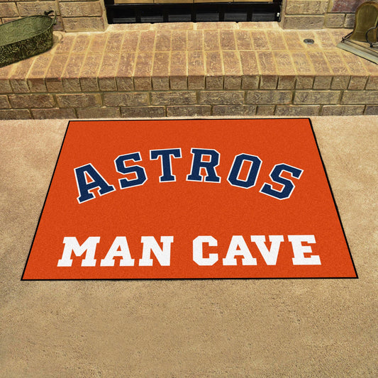 Houston Astros Man Cave All-Star Rug - 34 in. x 42.5 in. - Houston Astros