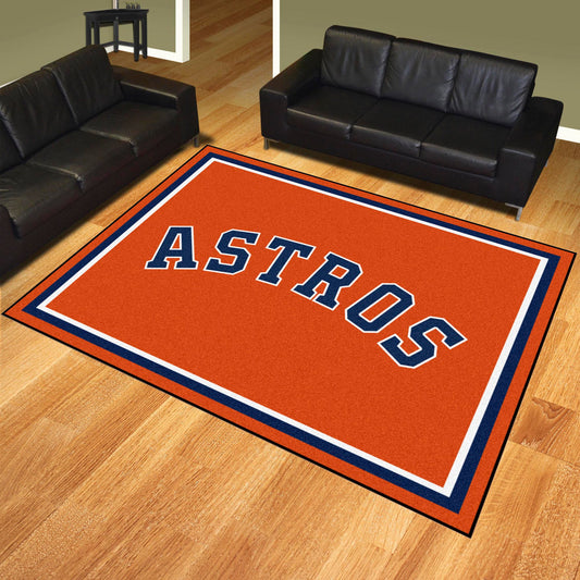 Houston Astros 8ft. x 10 ft. Plush Area Rug