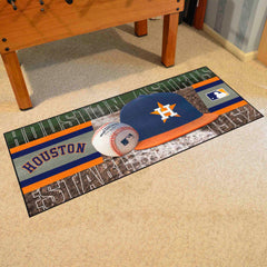 Houston Astros Baseball Runner Rug - 30in. x 72in. - Houston Astros