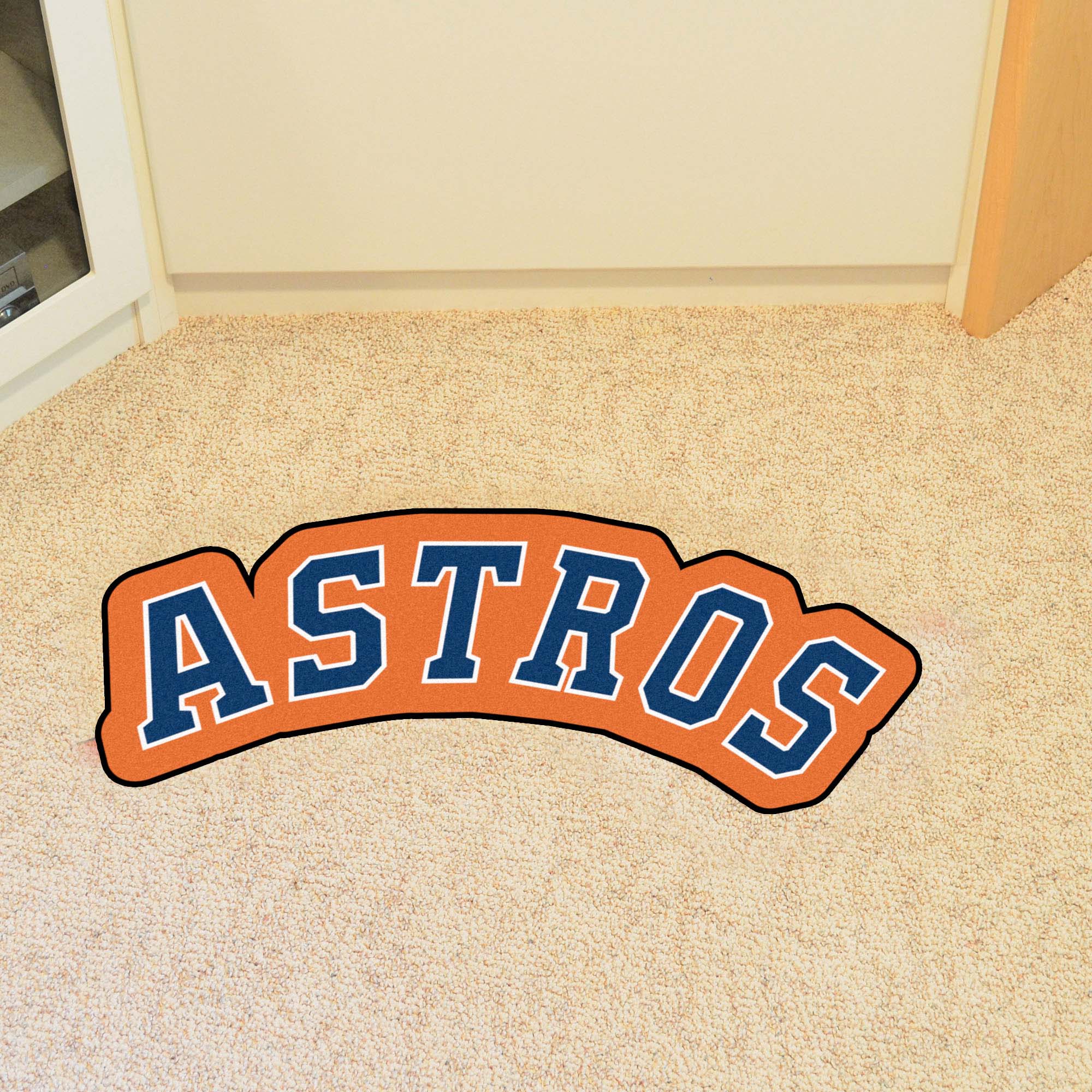 Houston Astros Mascot Rug "Astros" Wordmark - Houston Astros