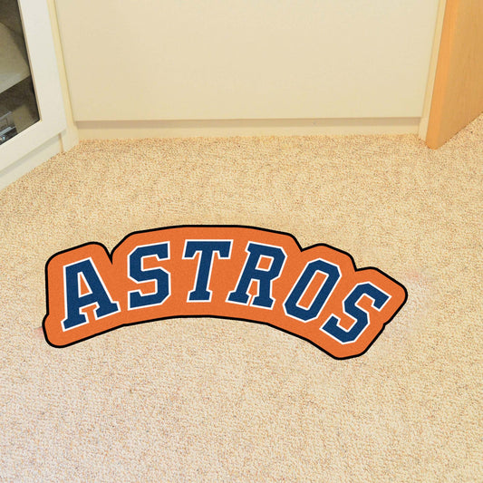 Houston Astros Mascot Rug "Astros" Wordmark