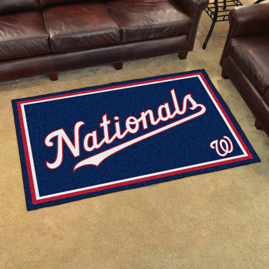 Washington Nationals 4ft. x 6ft. Plush Area Rug