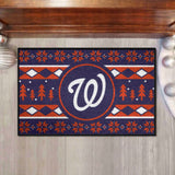 Washington Nationals Holiday Sweater Starter Mat Accent Rug - 19in. x 30in.