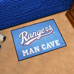 Texas Rangers Man Cave Starter Mat Accent Rug - 19in. x 30in.