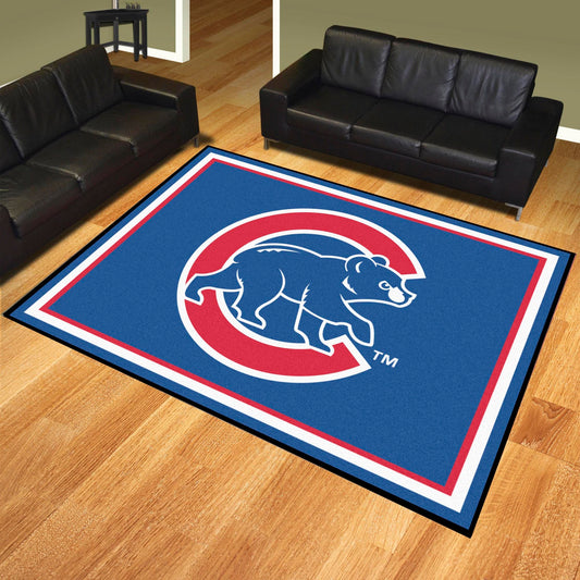 Chicago Cubs 8ft. x 10 ft. Plush Area Rug - Chicago Cubs