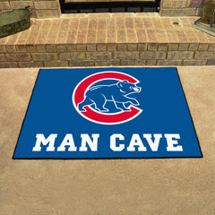 Chicago Cubs Man Cave All-Star Rug - 34 in. x 42.5 in. - Chicago Cubs