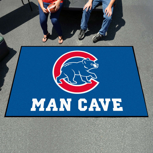 Chicago Cubs Man Cave Ulti-Mat Rug - 5ft. x 8ft. - Chicago Cubs