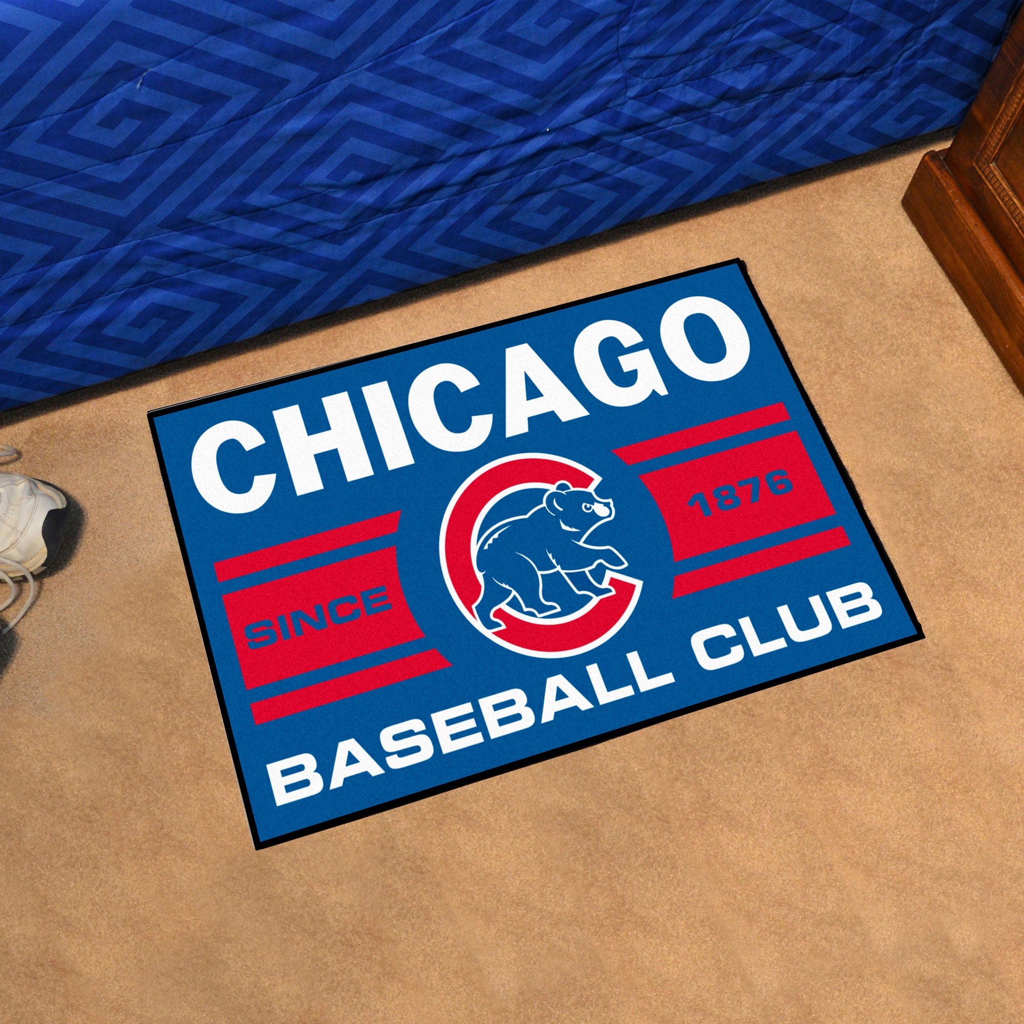 Chicago Cubs Starter Mat Accent Rug - 19in. x 30in. - Chicago Cubs