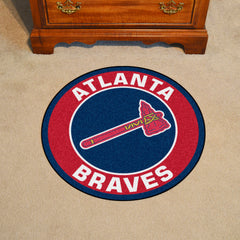 Atlanta Braves Roundel Rug - 27in. Diameter