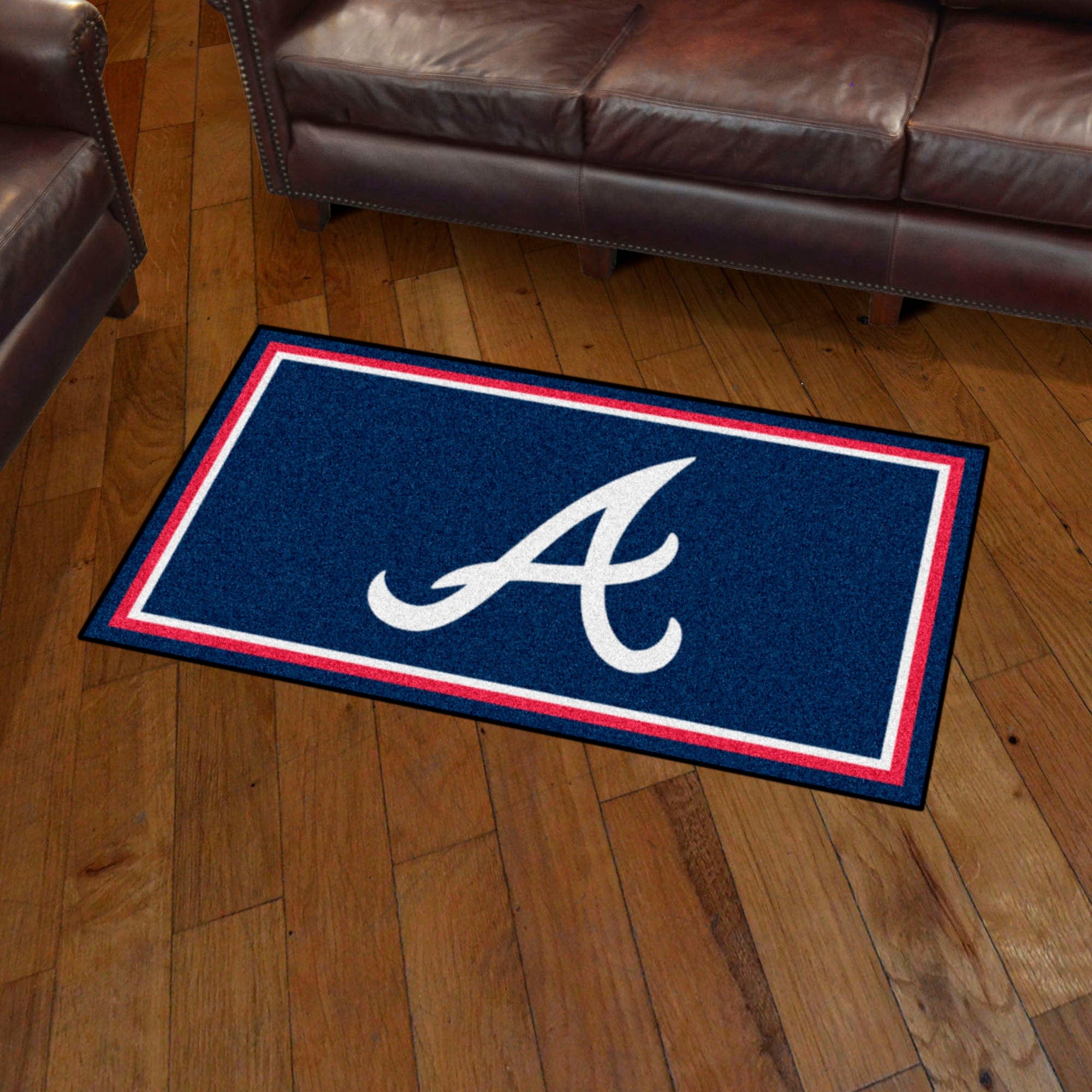 Atlanta Braves 3ft. x 5ft. Plush Area Rug - Atlanta Braves