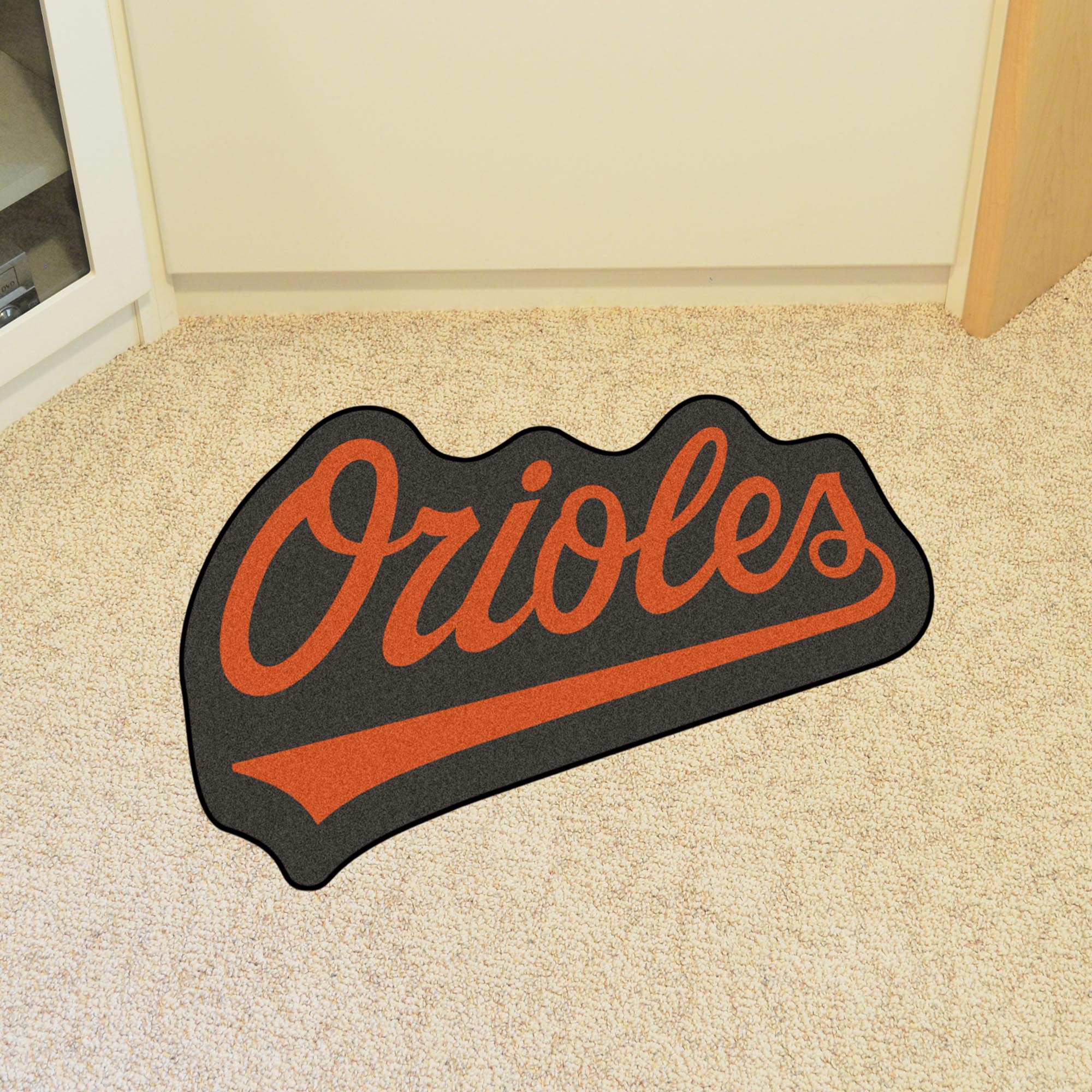 Baltimore Orioles Mascot Rug "Orioles" Logo - Baltimore Orioles