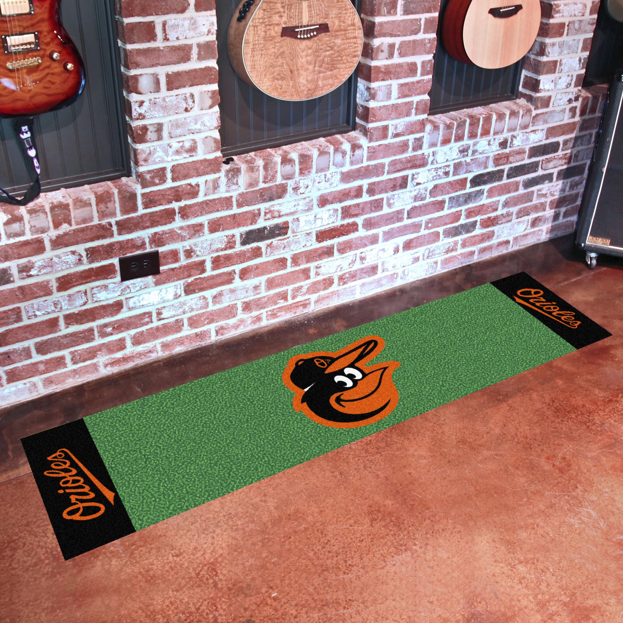 Baltimore Orioles Putting Green Mat - 1.5ft. x 6ft. - Baltimore Orioles