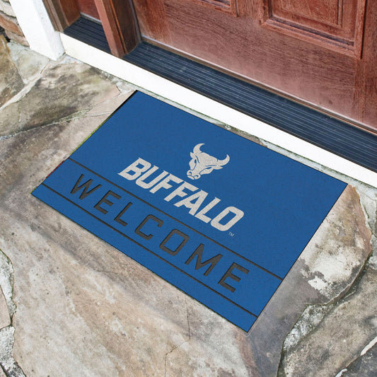 Buffalo Bulls Rubber Door Mat - 18in. x 30in. - Buffalo