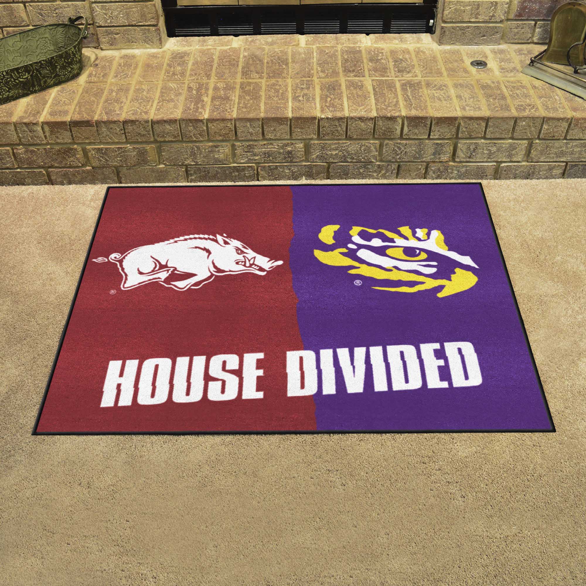 House Divided - Georgia Tech / Georgia House Divided House Divided Rug - 34 in. x 42.5 in. - House Divided - Georgia Tech / Georgia