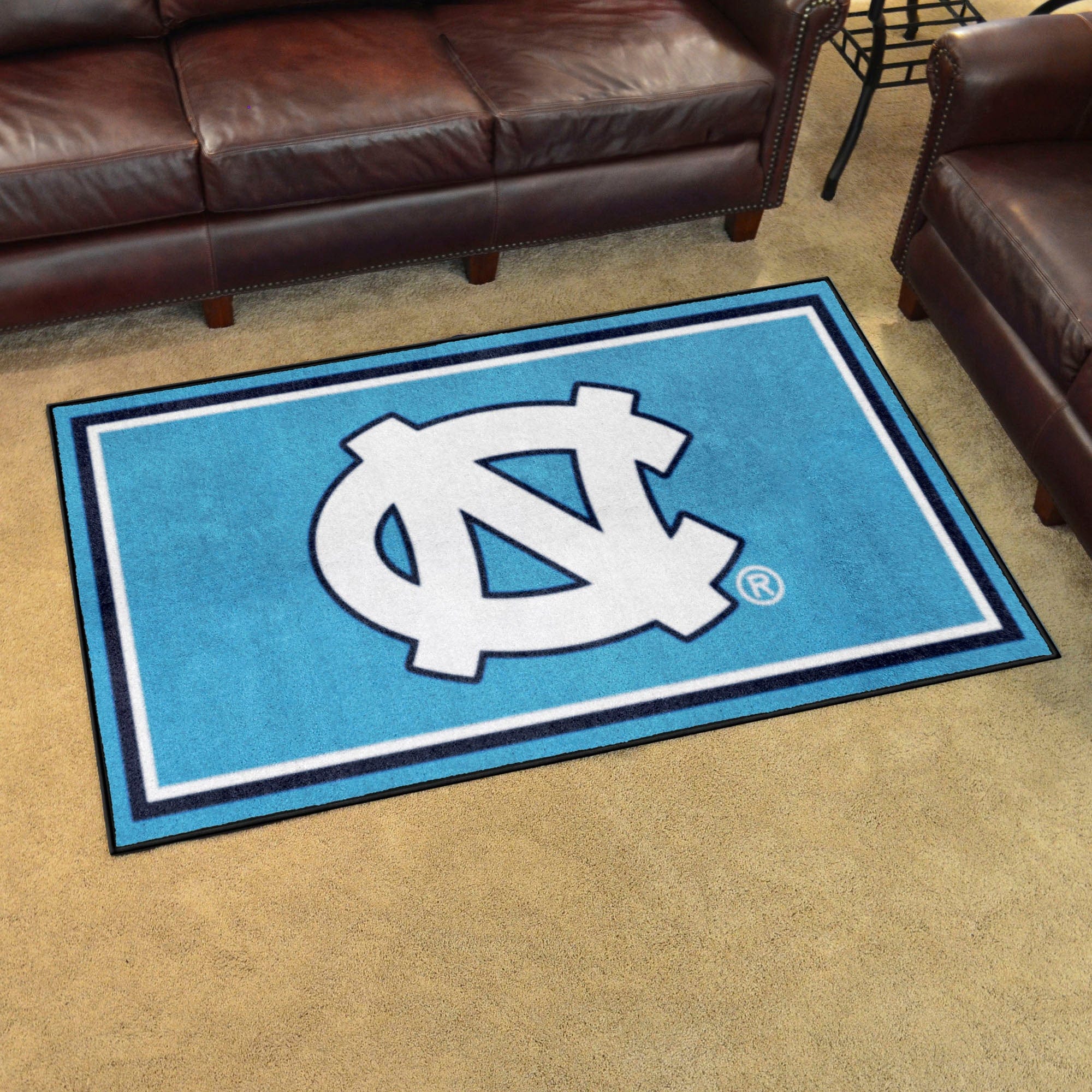 North Carolina Tar Heels 4ft. x 6ft. Plush Area Rug - North Carolina