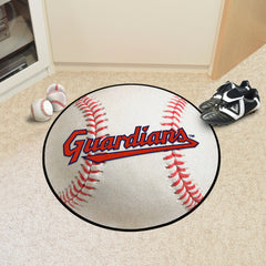 Cleveland Guardians Baseball Rug - 27in. Diameter - Cleveland Guardians