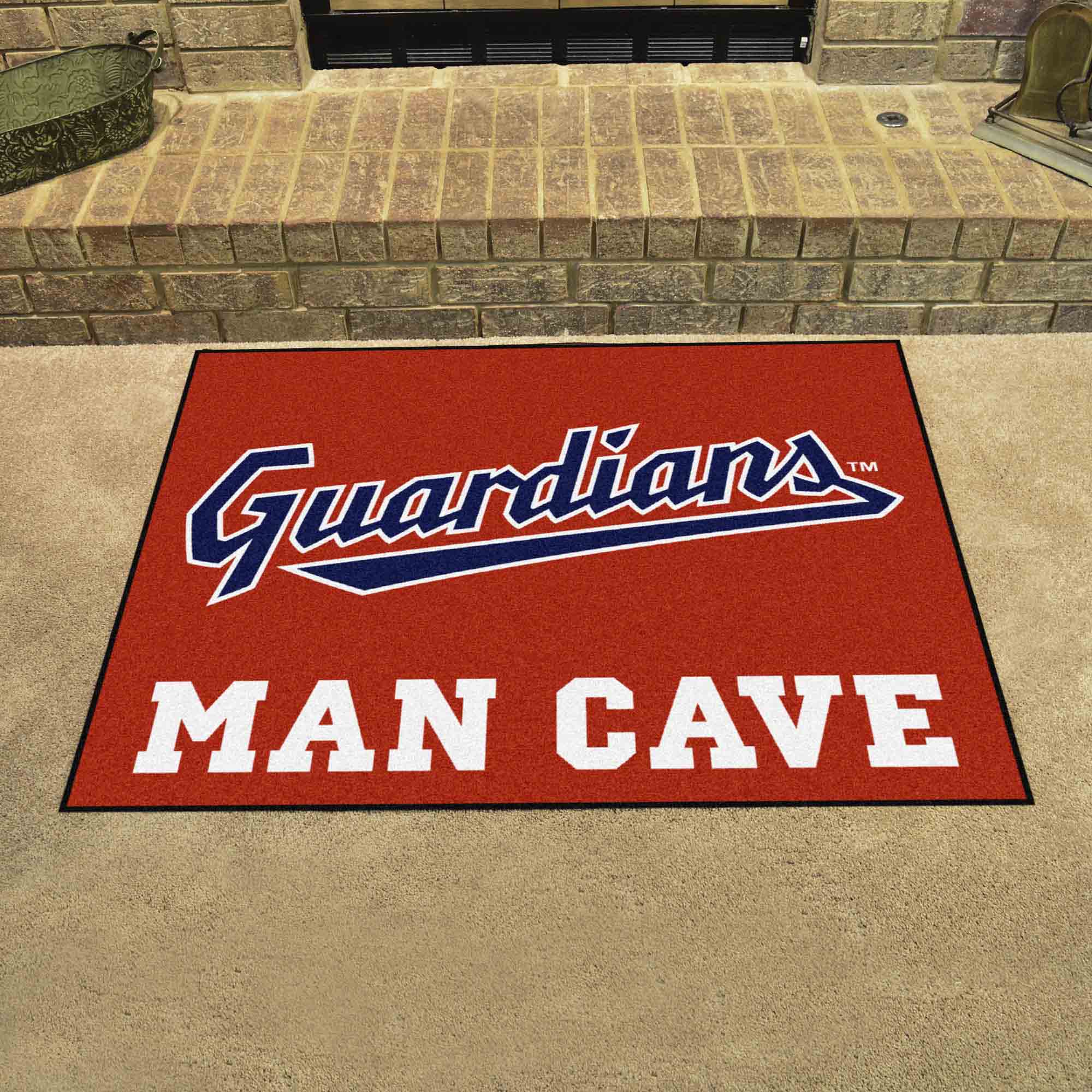 Cleveland Guardians Man Cave All-Star Rug - 34 in. x 42.5 in. - Cleveland Guardians