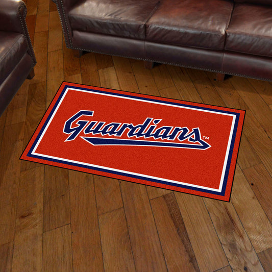 Cleveland Guardians 3ft. x 5ft. Plush Area Rug