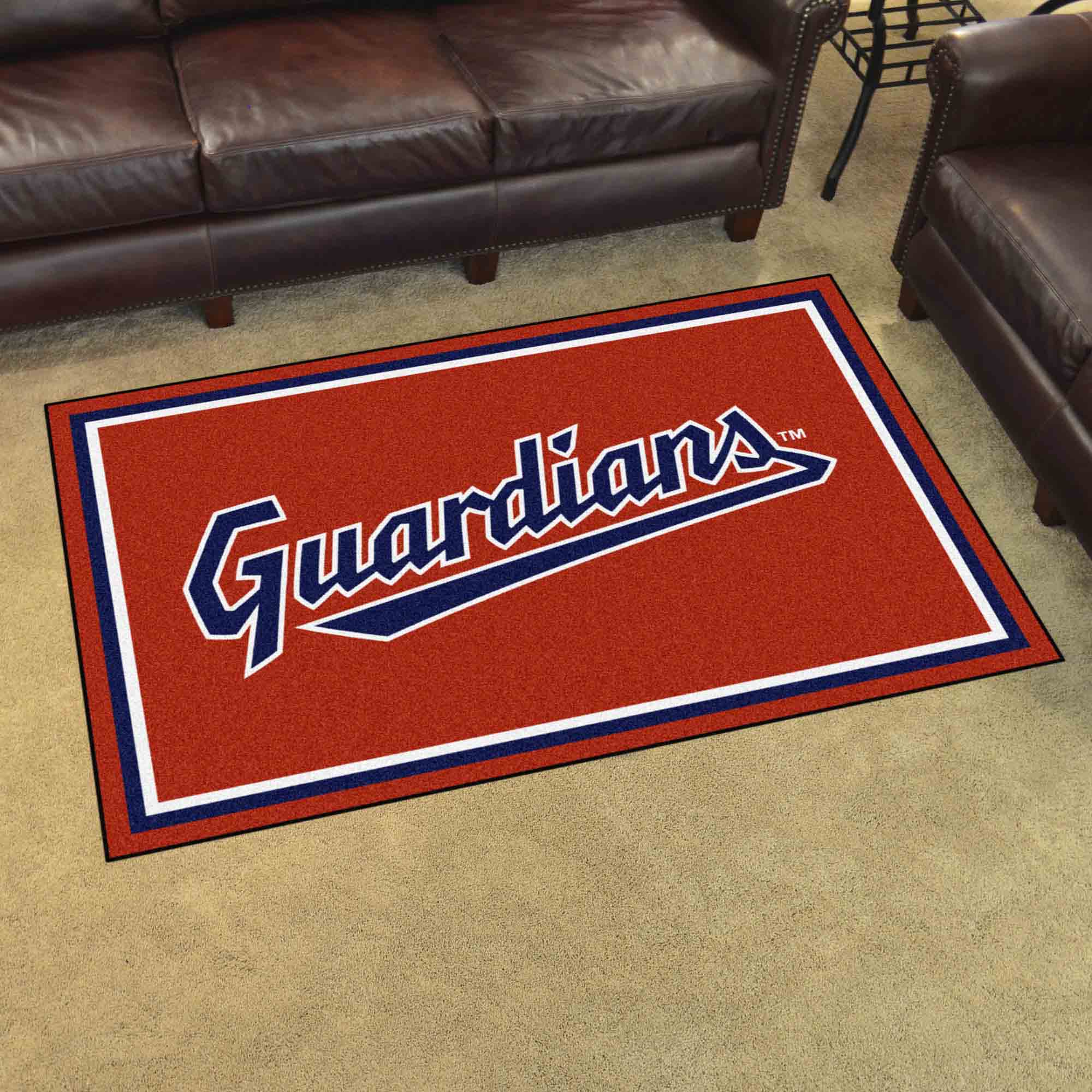 Cleveland Guardians 4ft. x 6ft. Plush Area Rug