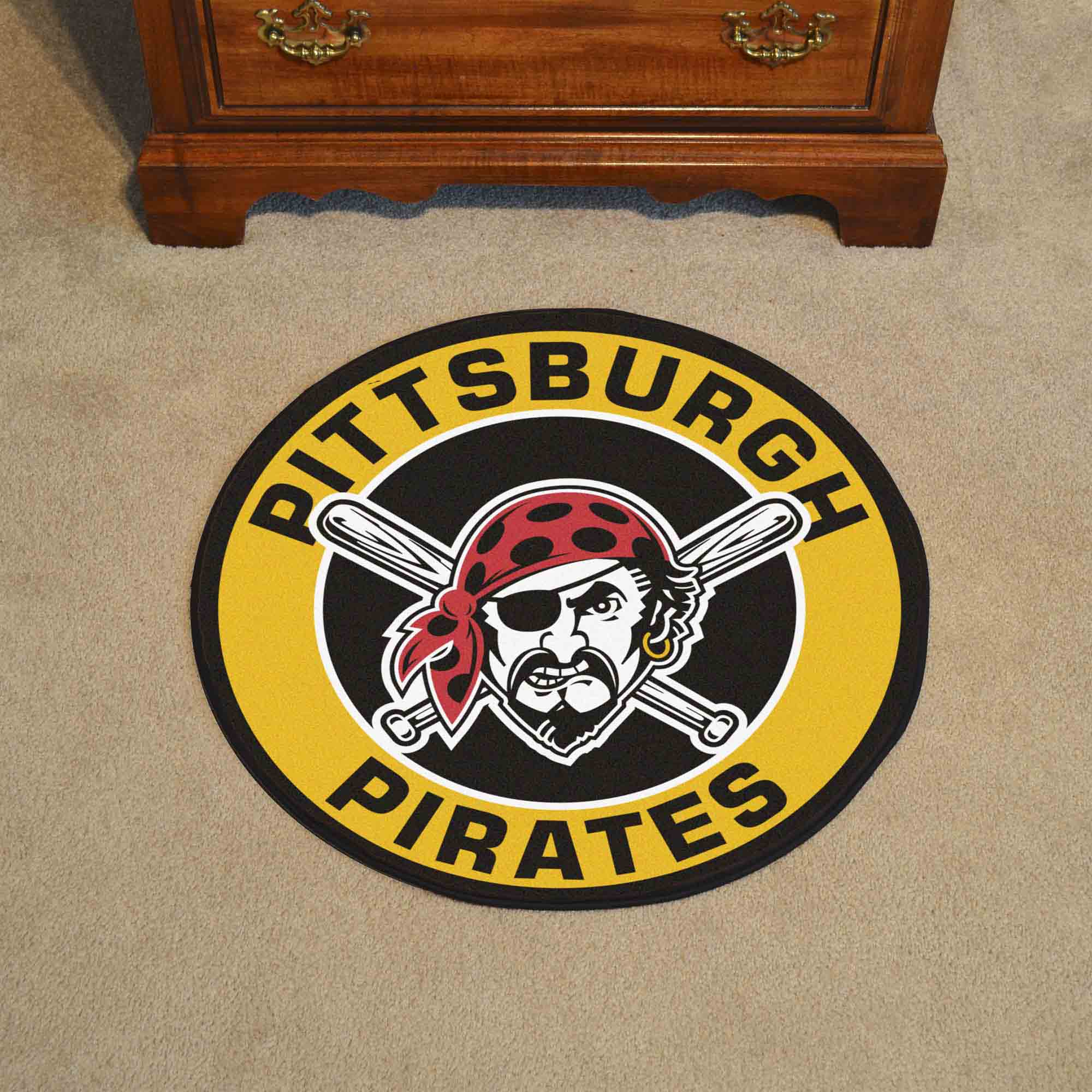 Pittsburgh Pirates Roundel Rug - 27in. Diameter