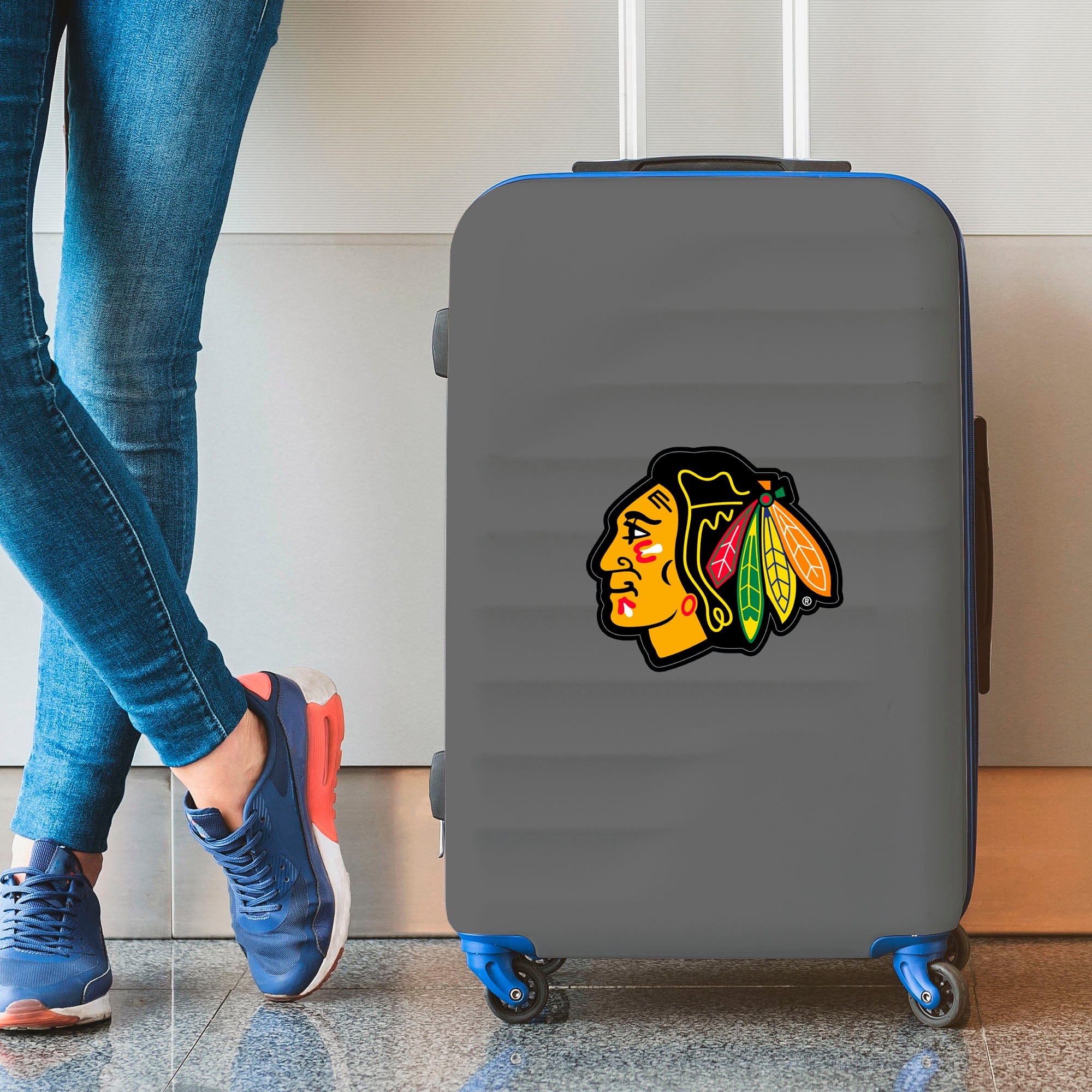 Chicago Blackhawks Large Decal Sticker - Chicago Blackhawks