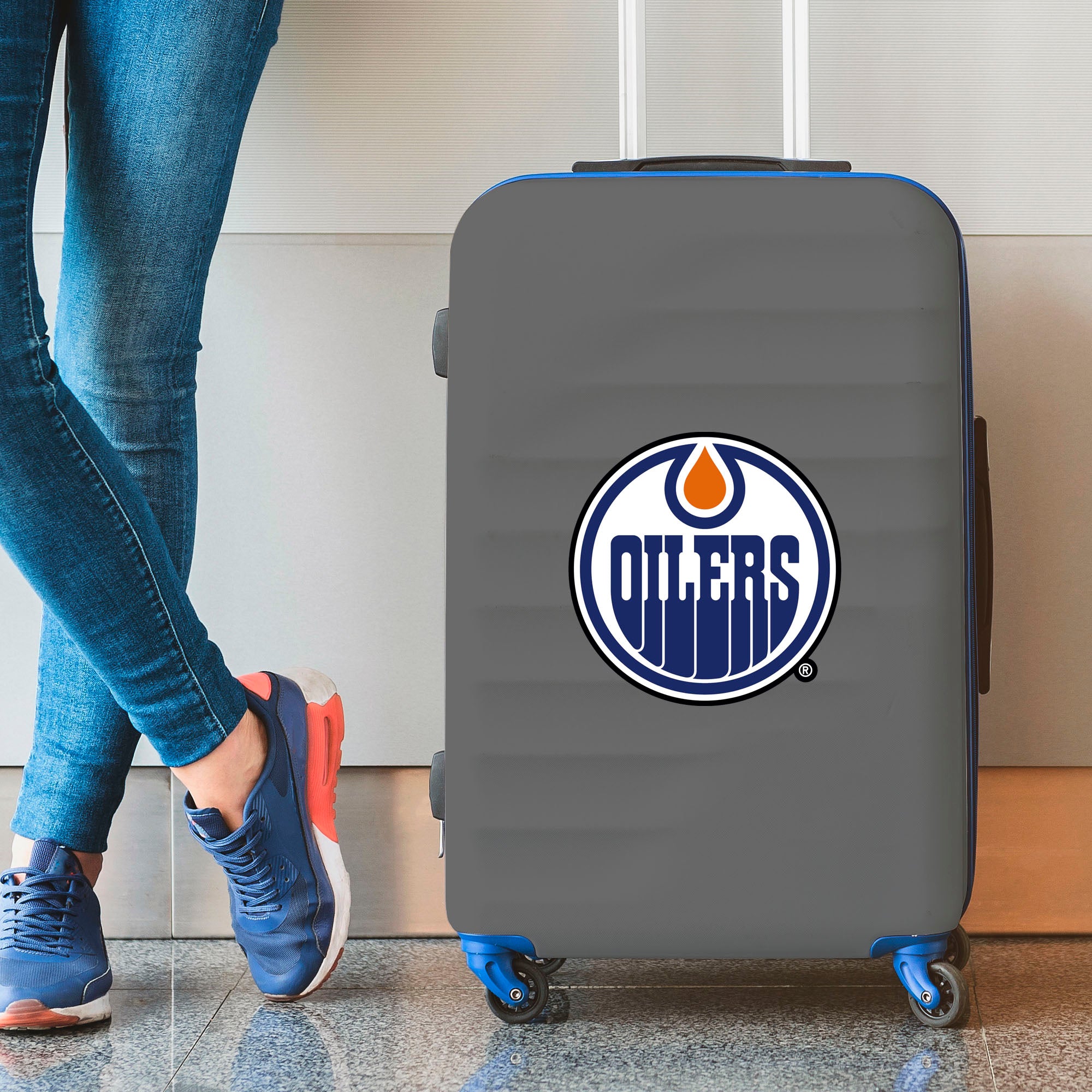 Edmonton Oilers Large Decal Sticker