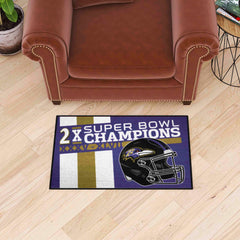 Baltimore Ravens Dynasty Starter Mat Accent Rug - 19in. x 30in. - Baltimore Ravens