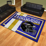 Baltimore Ravens Dynasty 8ft. x 10ft. Plush Area Rug - Baltimore Ravens