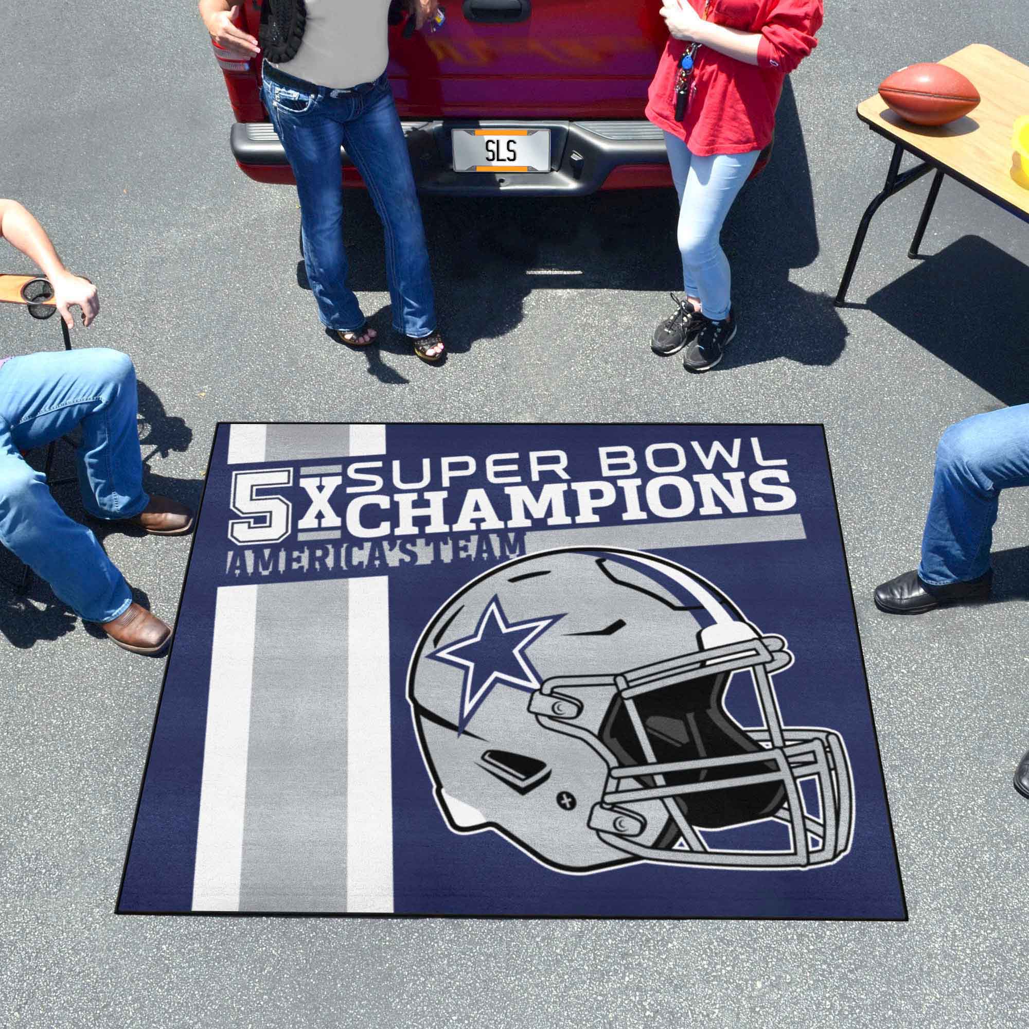 Dallas Cowboys Dynasty Tailgater Rug - 5ft. x 6ft. - Dallas Cowboys