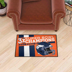 Denver Broncos All-Star Rug - 34 in. x 42.5 in. Plush Area Rug