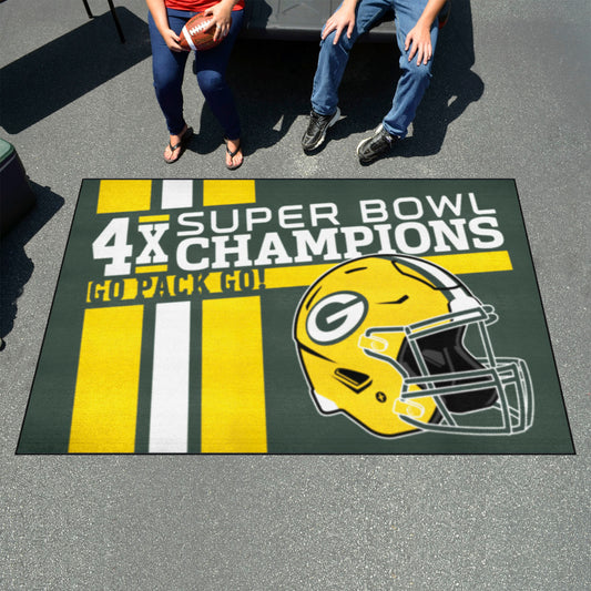 Green Bay Packers Ulti-Mat Rug - 5ft. x 8ft.