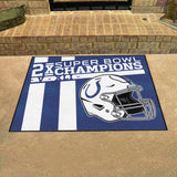 Indianapolis Colts All-Star Rug - 34 in. x 42.5 in. Plush Area Rug